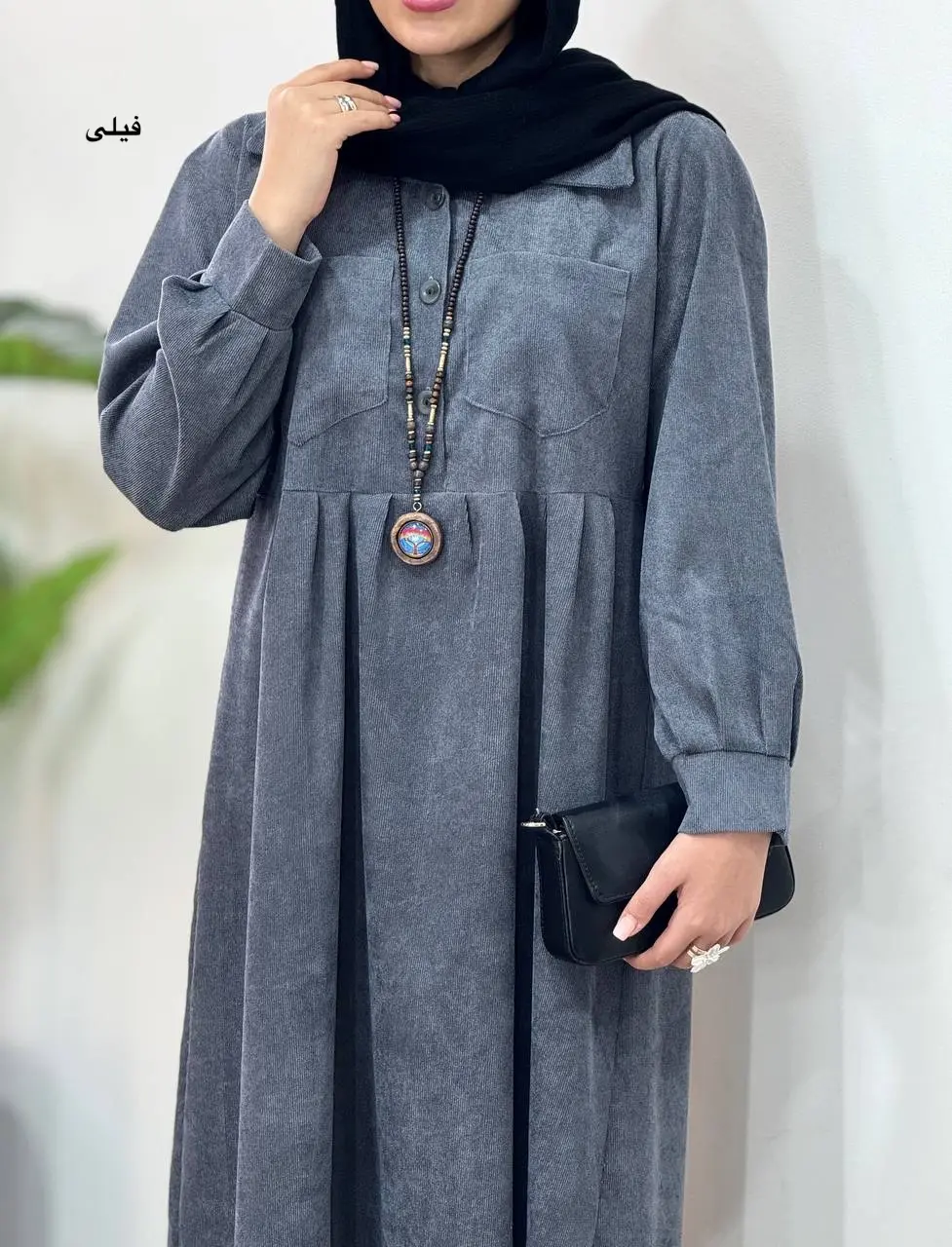 پیراهن مانتویی پاییزه ترگل 2